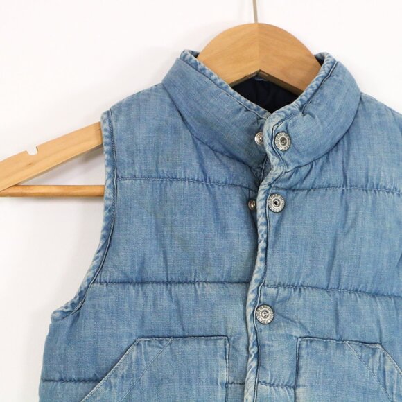 *Baby Gap Denim Puffer Vest - Picture 3 of 8